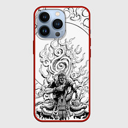 Чехол для iPhone 13 Pro Бенимару Шинмон - Пламенная бригада, цвет: 3D-красный