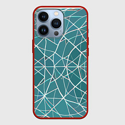 Чехол для iPhone 13 Pro Эвклидова паутина, цвет: 3D-красный