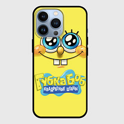 Чехол для iPhone 13 Pro Губка Боб квадратные штаны, цвет: 3D-черный
