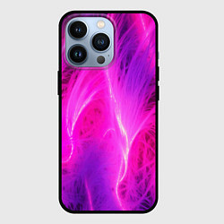 Чехол для iPhone 13 Pro Pink abstract texture, цвет: 3D-черный