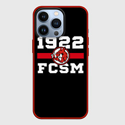 Чехол для iPhone 13 Pro 1922 FCSM, цвет: 3D-красный