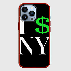 Чехол для iPhone 13 Pro I steal NY - Payday 3, цвет: 3D-красный