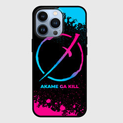 Чехол для iPhone 13 Pro Akame ga Kill - neon gradient, цвет: 3D-черный