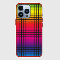 Чехол для iPhone 13 Pro Палитра rgb, цвет: 3D-красный