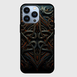 Чехол для iPhone 13 Pro Орнамент в викинг-стиле, цвет: 3D-черный