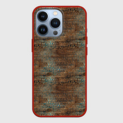 Чехол для iPhone 13 Pro Египетские иероглифы паттерн, цвет: 3D-красный