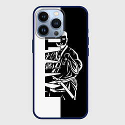 Чехол для iPhone 13 Pro Karate, цвет: 3D-тёмно-синий