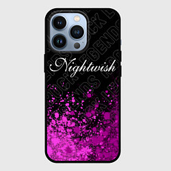Чехол для iPhone 13 Pro Nightwish rock legends посередине, цвет: 3D-черный