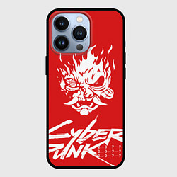 Чехол для iPhone 13 Pro Cyberpunk 2077: samurai, цвет: 3D-черный