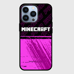 Чехол для iPhone 13 Pro Minecraft pro gaming посередине, цвет: 3D-черный