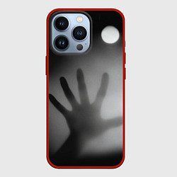 Чехол для iPhone 13 Pro Рука в ночном тумане, цвет: 3D-красный