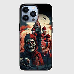 Чехол для iPhone 13 Pro Москва на хэллоуин, цвет: 3D-черный