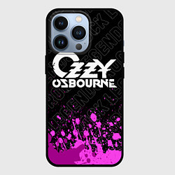 Чехол iPhone 13 Pro Ozzy Osbourne rock legends посередине