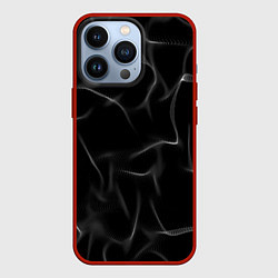 Чехол для iPhone 13 Pro Узор дыма, цвет: 3D-красный