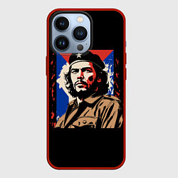 Чехол для iPhone 13 Pro Команданте Эрнесто Че Гевара, цвет: 3D-красный