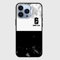 Чехол для iPhone 13 Pro Rainbow Six black game colletcion, цвет: 3D-черный