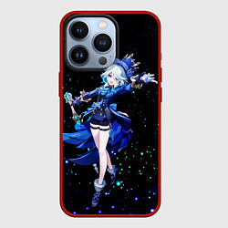 Чехол для iPhone 13 Pro Фурина - гидро архонт, цвет: 3D-красный