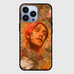 Чехол для iPhone 13 Pro Lil Peep розы, цвет: 3D-черный