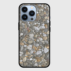 Чехол для iPhone 13 Pro Путь по гравию, цвет: 3D-черный