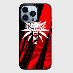 Чехол для iPhone 13 Pro The witcher - red sport, цвет: 3D-черный