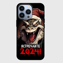 Чехол для iPhone 13 Pro Встречайте 2024 год, цвет: 3D-черный