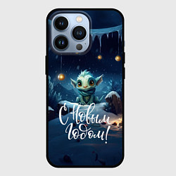 Чехол iPhone 13 Pro С новым годом новогодний дракон 2024
