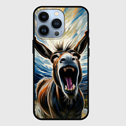 Чехол для iPhone 13 Pro Крик осла, цвет: 3D-черный