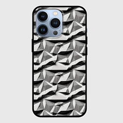 Чехол для iPhone 13 Pro Камни, цвет: 3D-черный