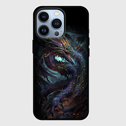 Чехол для iPhone 13 Pro Фэнтази дракон символ 2024, цвет: 3D-черный
