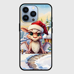 Чехол для iPhone 13 Pro Дракон новогодний праздничный 2024, цвет: 3D-черный