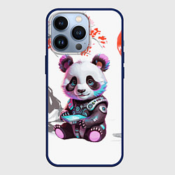 Чехол для iPhone 13 Pro Funny panda - China, цвет: 3D-тёмно-синий