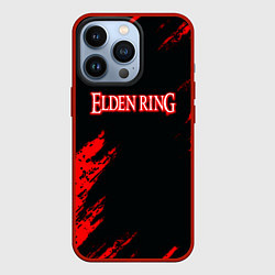 Чехол для iPhone 13 Pro Elden ring краски текстура, цвет: 3D-красный