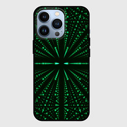 Чехол для iPhone 13 Pro Неоновые цифры, цвет: 3D-черный