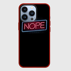 Чехол для iPhone 13 Pro Nope - neon, цвет: 3D-красный