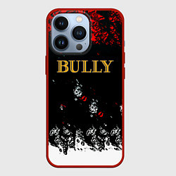 Чехол для iPhone 13 Pro Bully краски, цвет: 3D-красный