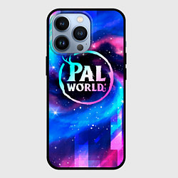 Чехол iPhone 13 Pro Palworld неоновый космос