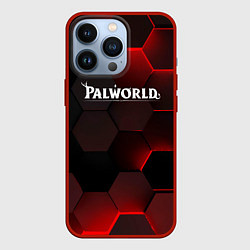 Чехол для iPhone 13 Pro Palworld красные плиты, цвет: 3D-красный