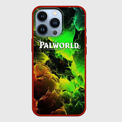 Чехол для iPhone 13 Pro Palworld логотип абстракт, цвет: 3D-красный