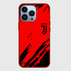 Чехол для iPhone 13 Pro Juventus краски спорт фк, цвет: 3D-красный