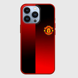 Чехол iPhone 13 Pro Манчестер Юнайтед градиент спорт