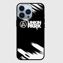 Чехол для iPhone 13 Pro Linkin park рок бенд краски, цвет: 3D-черный