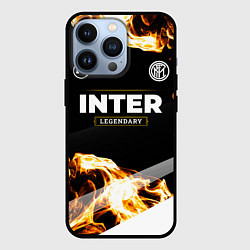 Чехол для iPhone 13 Pro Inter legendary sport fire, цвет: 3D-черный