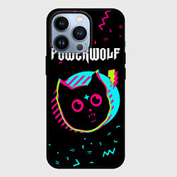 Чехол для iPhone 13 Pro Powerwolf - rock star cat, цвет: 3D-черный
