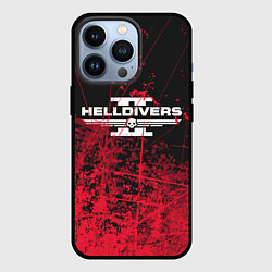 Чехол для iPhone 13 Pro Helldivers 2: Red Blood, цвет: 3D-черный