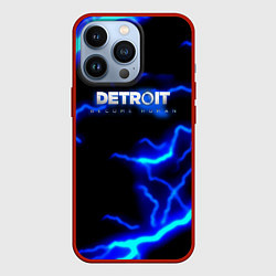 Чехол для iPhone 13 Pro Detroit become human storm, цвет: 3D-красный