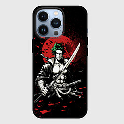 Чехол для iPhone 13 Pro Ван пис - Зоро самурай, цвет: 3D-черный