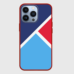 Чехол для iPhone 13 Pro Расцветка из 90, цвет: 3D-красный