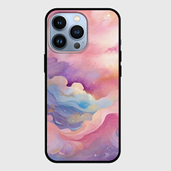 Чехол для iPhone 13 Pro Нежные сказочные облака, цвет: 3D-черный