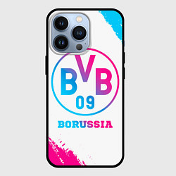 Чехол для iPhone 13 Pro Borussia neon gradient style, цвет: 3D-черный