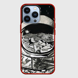Чехол iPhone 13 Pro Космонавт в черно-белом мире